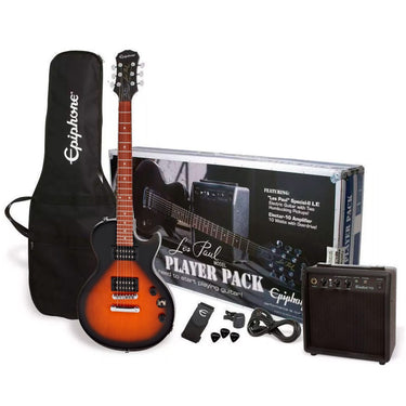 Paquete De Guitarra Electrica Les Paul Solor Sunburst, Ppeg-Egl1vsch1